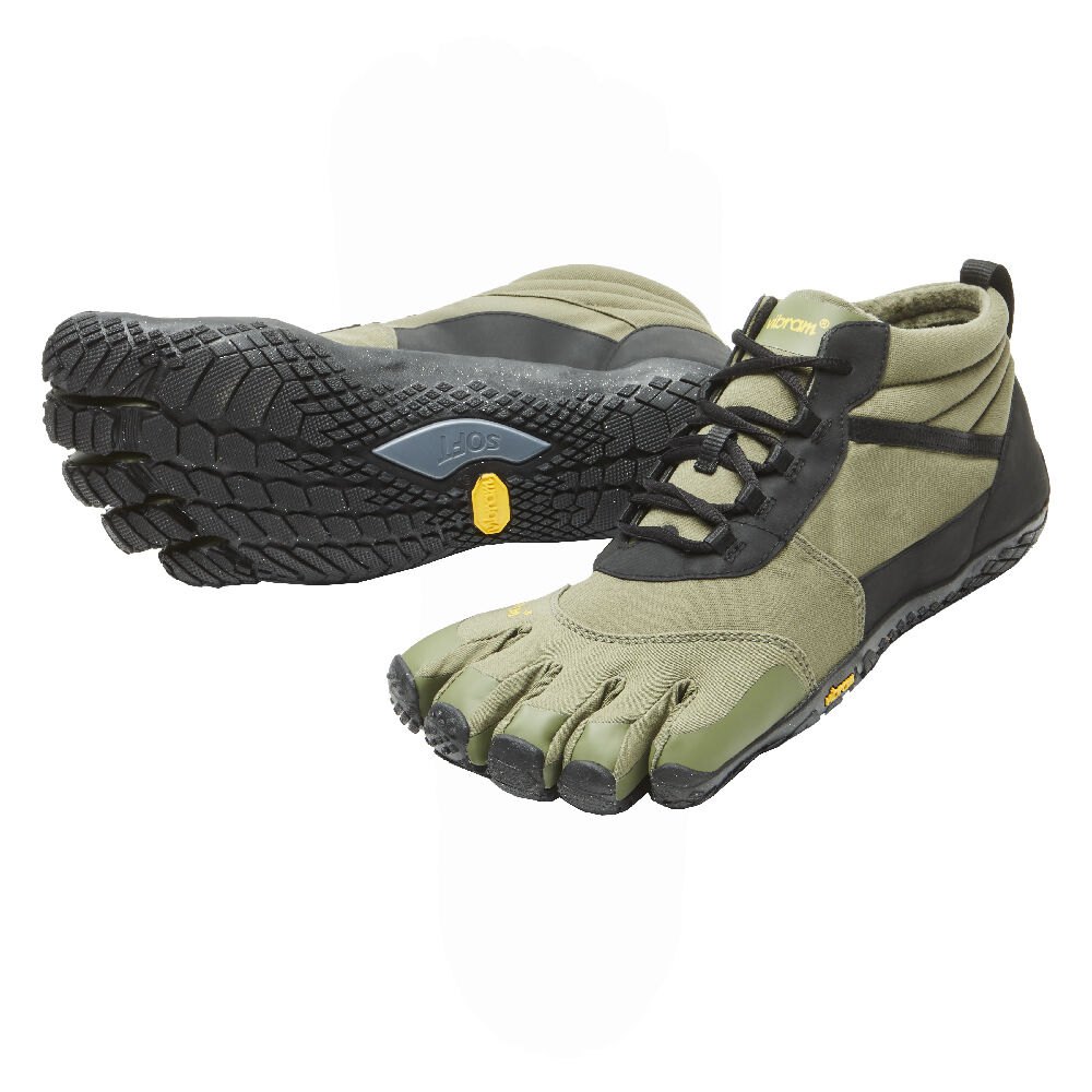 Vibram FiveFingers Heren V-Trek Insulated - Bergschoenen Olijfgroen - 286439BEZ